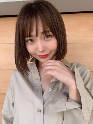 ミディアム カラー ヘアアレンジ 🪞［公式］ UNITED横浜🪞のヘアスタイル