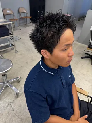 ショート メンズ メンズ専門サロン wokeのヘアスタイル