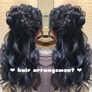 ロング ヘアアレンジ 🫧🧸カラーヘアメ 🫧MIO🧸🫧のヘアスタイル