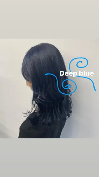 セミロング カラー パーマ ヘアアレンジ メンズ キッズ ネイル マツエク・マツパ 透明感カラー・レイヤ ー🎀amika🎀のヘアスタイル