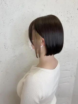 ショート カラー 透明感ハイトーン🦄 キラ🌈のヘアスタイル