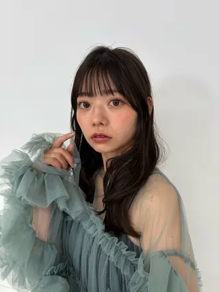 ロング カラー ヘアアレンジ ar北千住 あやみのヘアスタイル
