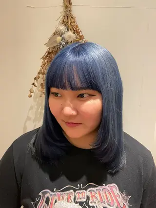 ミディアム 福岡 ゆうわのヘアスタイル