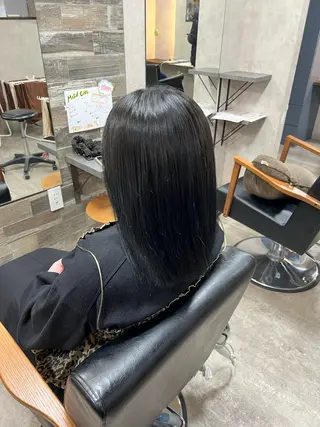 ミディアム RIENS 高森俊輔のヘアスタイル