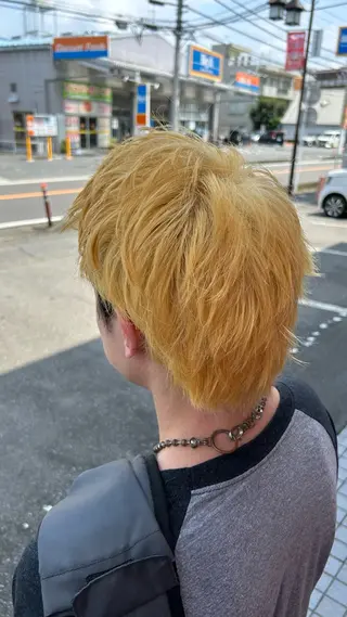 カラー メンズ 齋藤 大地のヘアスタイル