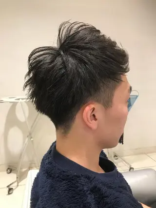 ショート カラー パーマ ヘアアレンジ メンズ キッズ ネイル マツエク・マツパ EnBlesS西宮 マンツーマン神道有基のヘアスタイル