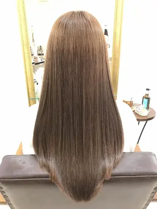 ロング 🇰🇷韓国風艶髪✨ 髪質改善 倉岡しおんのヘアスタイル