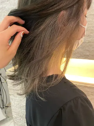 カラー ✄折橋 彩花🐶🍑のヘアスタイル