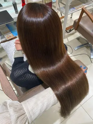 ロング 縮毛矯正/髪質改善 コヤマのヘアスタイル