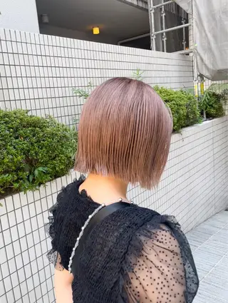 ショート カラー パーマ ヘアアレンジ キッズ 大人スタイル 太田のヘアスタイル