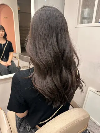 ロング ボブ、レイヤー、 ハイトーン、古淵のヘアスタイル