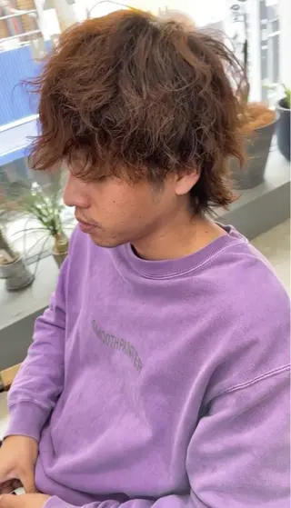 ショート パーマ メンズ メンズ専門サロン wokeのヘアスタイル