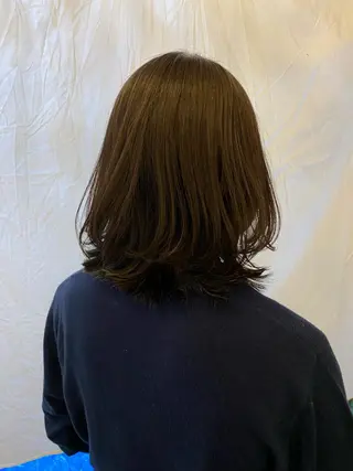 ミディアム 長濱 俊のヘアスタイル