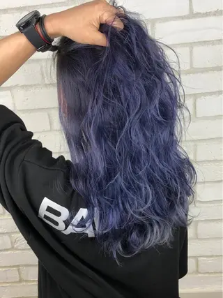 ミディアム カラー 小島 侑衣のヘアスタイル