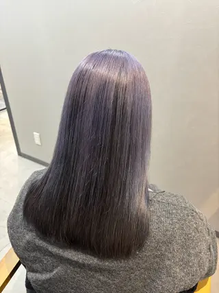 カラー レイヤー✂︎ぷつボブ 艶カラー🤍noaのヘアスタイル