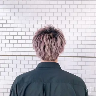 ショート カラー メンズ 🔷横浜1のパーマ 職人🔷将太郎のヘアスタイル