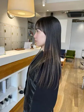 ロング かわい りほのヘアスタイル