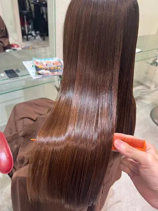 ロング 大川 有香のヘアスタイル