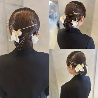 ロング ヘアアレンジ 美髪× ヘアセット✨Araiのヘアスタイル