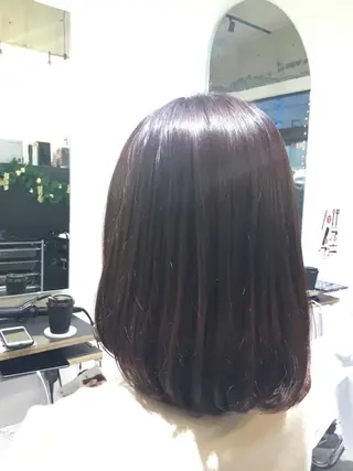 セミロング ✨あなたのお悩み解消 美容師✨TOMOKAのヘアスタイル
