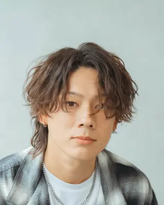 ショート パーマ メンズ SLASHメンズ専門 山口孔聖のヘアスタイル