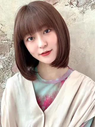 ショート カラー パーマ ヘアアレンジ 🌈小顔似合わせ SHIHO🌈のヘアスタイル