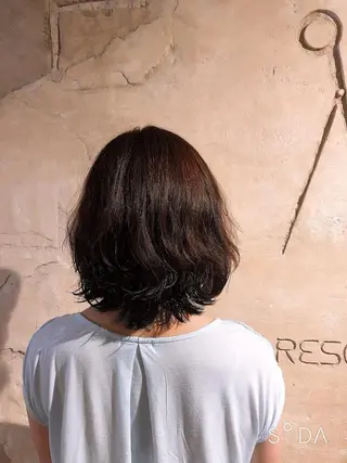 ミディアム 髪質改善 カラーJILLのヘアスタイル