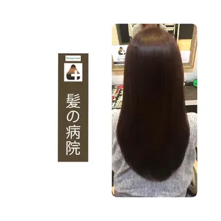 ロング カラー 髪の病院  ルーミールームのヘアスタイル