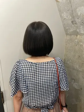 ミディアム ニュアンスカラー/ 🫧レミ(坊主)のヘアスタイル