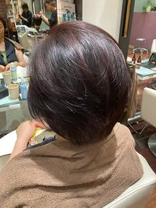 ショート カラー 成沢 モニカのヘアスタイル