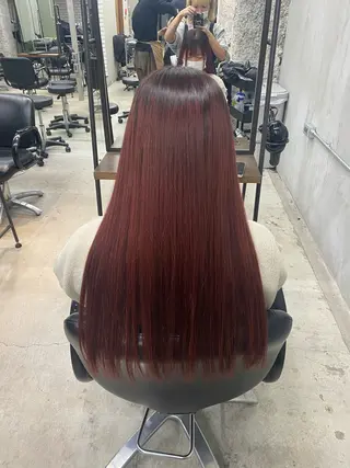 ロング カラー 藤永 みくのヘアスタイル