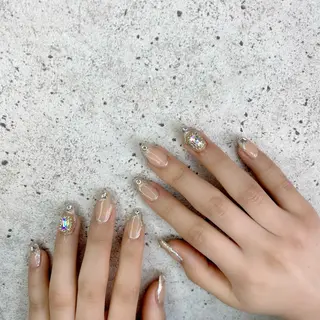 セミロング カラー パーマ ヘアアレンジ メンズ キッズ ネイル マツエク・マツパ Salon Ｋのネイルデザイン