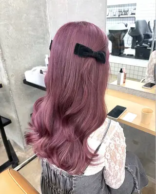 ロング カラー ヘアアレンジ 🎀暖色カラー🎀 ♡yurika♡のヘアスタイル