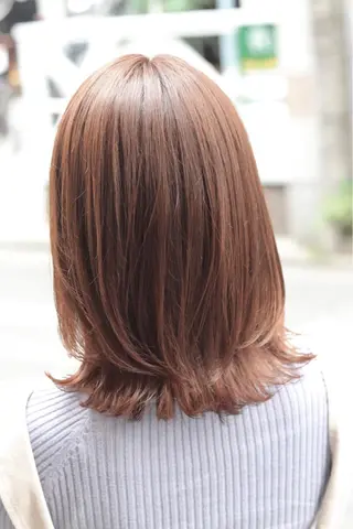 ミディアム カラー ヘアアレンジ 川内 政人のヘアスタイル