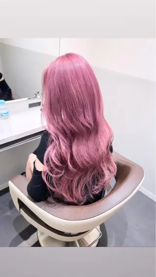 ロング カラー 〻ツヤハイトーン🩰 🤍HARUCAのヘアスタイル
