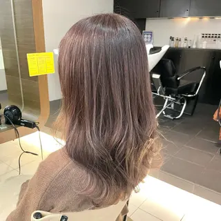 セミロング カラー 透明感カラー/ 寺田千雅子のヘアスタイル