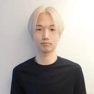 カラー メンズ ハイトーン/パーマ/ メンズ / 櫻本🌐のヘアスタイル
