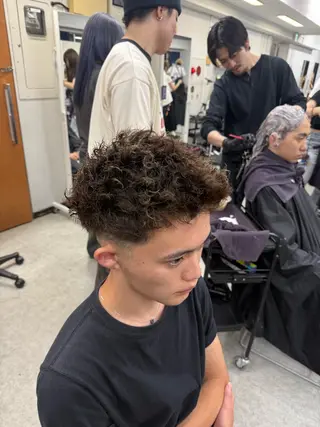 パーマ メンズ クラシックスタイル 💈鈴木洵誠のヘアスタイル