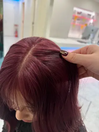 ロング カラー ダメージレスハイ トーン💖kanonのヘアスタイル
