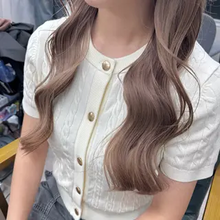 ロング カラー JUNSHIN🦋 ヘアセット／カラーのヘアスタイル