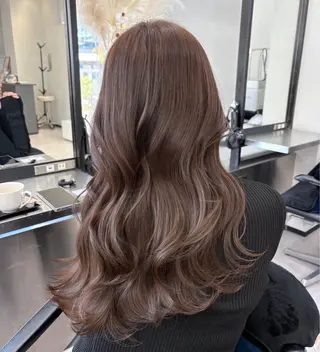 ロング カラー Ardore 韓国風カラー大阪のヘアスタイル