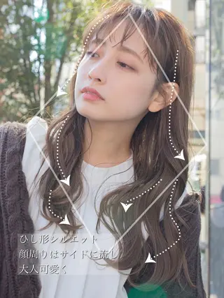 ロング 【1日2名様限定】 AFLOAT白川雄副のヘアスタイル