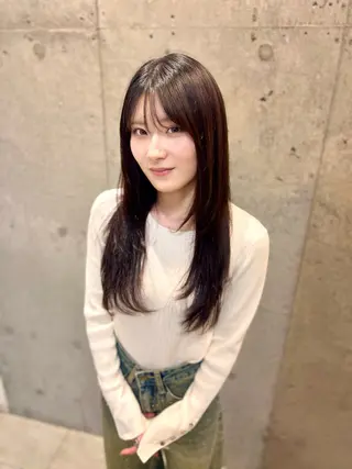 ロング 大宮縮毛矯正の達人 髪質改善/レイヤーのヘアスタイル