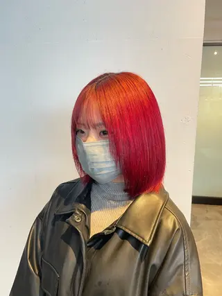 カラー ブリーチカラー特化 ✨️永井諒のヘアスタイル
