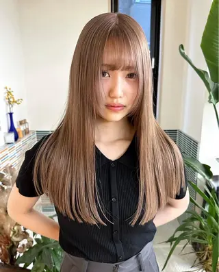 ロング カラー 大阪ハイトーン /MYUUのヘアスタイル
