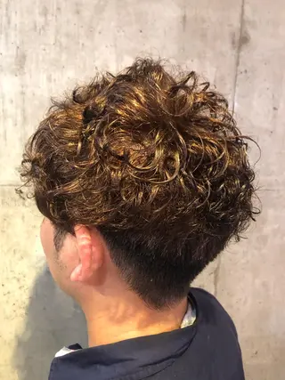 カラー パーマ メンズ ✂︎岡根 京花✂︎のヘアスタイル