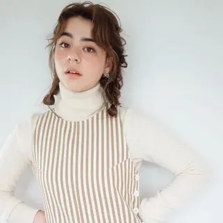 ミディアム ヘアアレンジ 滝島 真帆のヘアスタイル