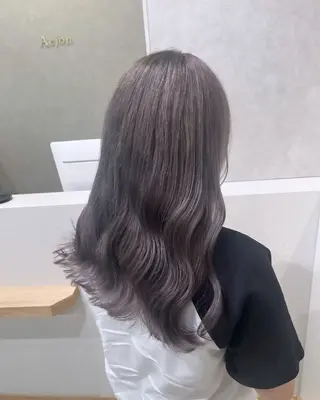 ロング カラー 韓国ヘア🇰🇷透明 感カラー/yui💞のヘアスタイル