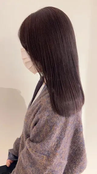 セミロング 🫧ツヤ髪個室美容室 安食茉莉🫧のヘアスタイル