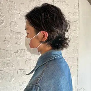 ミディアム パーマ メンズ 🔥メンズショート 職人🔥大澤龍也のヘアスタイル